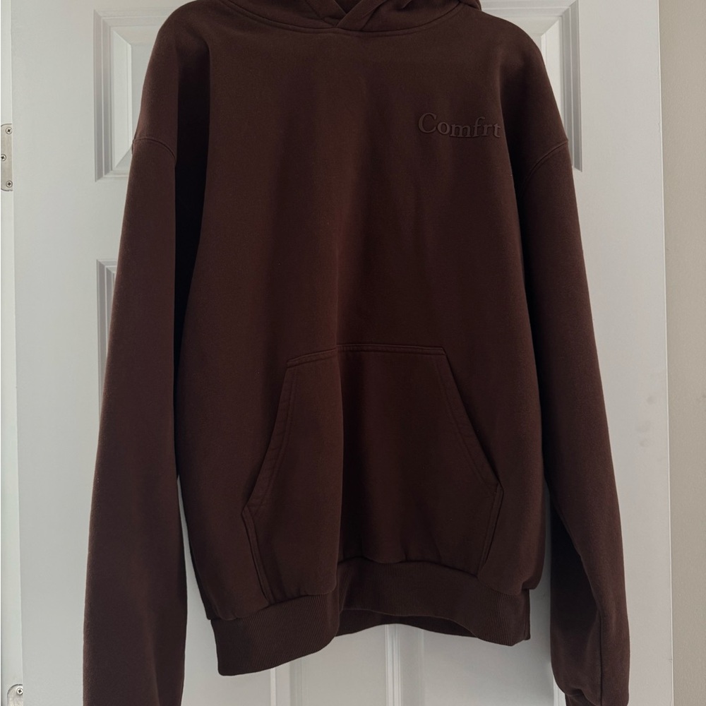 Comfrt Brown Hoodie with Pocket